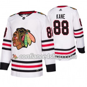 Adidas Maillot de Hockey Chicago Blackhawks Patrick Kane 88 Adidas 2019-20 Blanc Authentic - Homme